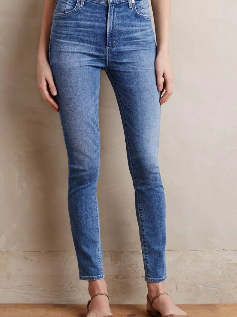 Citizens Of Humanity Women’s Medium Dark Blue Carlie Highrise Skinny Jeans